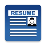 cv maker resume pdf editor android application logo